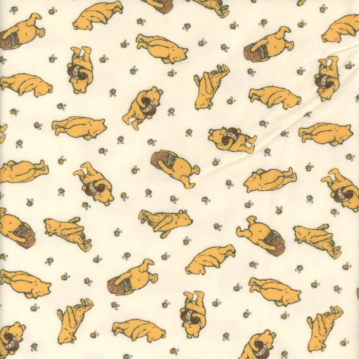 RB Winnie The Pooh Flannel Toss Cream