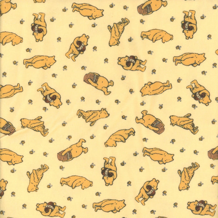 RB Winnie The Pooh Flannel Toss Sunshine