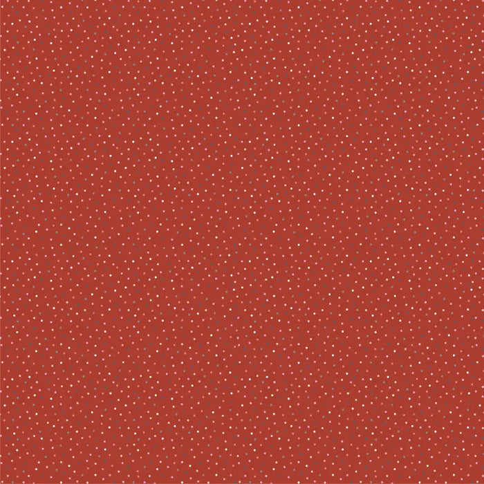 Red Speckled Hen Cotton 44"/45" Fabric Per Yard