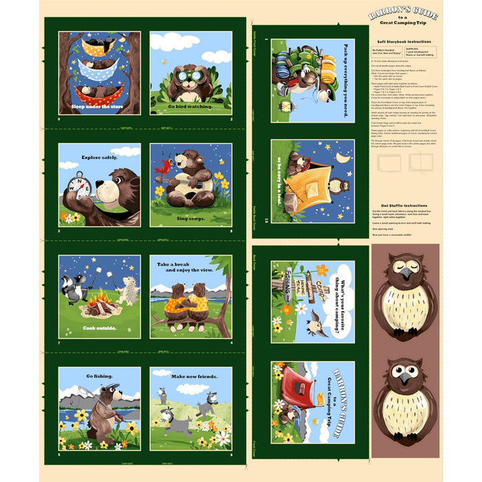 Barron Goes Camping 36" Storybook Green