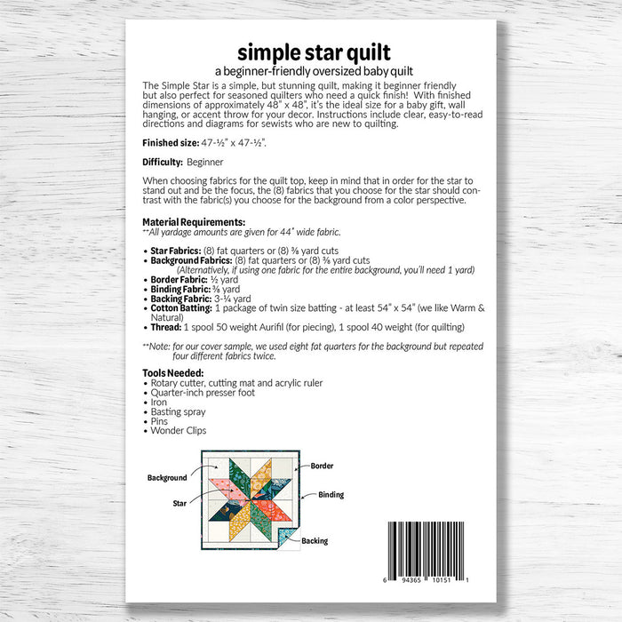 Studio M Squared Simple Star Pattern