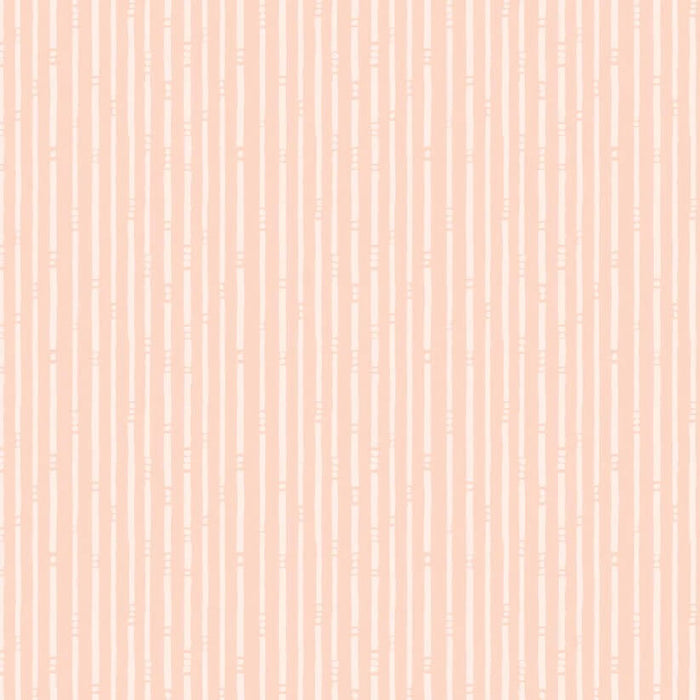 Serenity Blooms - Stripes - Peach