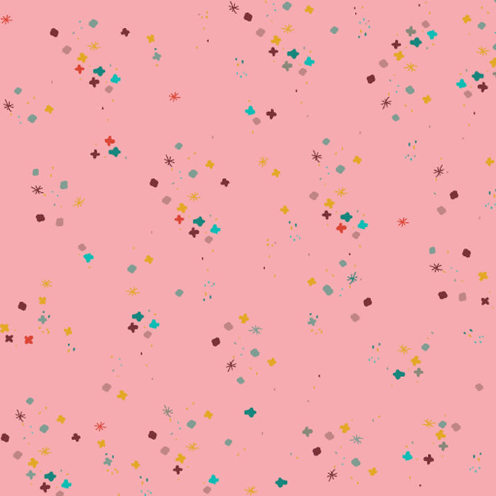 Sweet Pink Mystery 43"/44" Cotton Fabric Per Yard