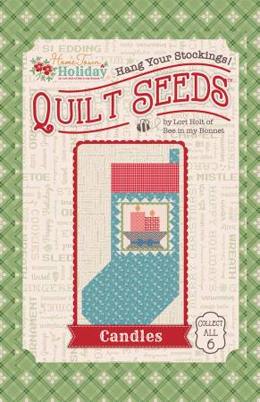 RB Lori Holt Home Town Holiday Quilt Seeds 6-Candles