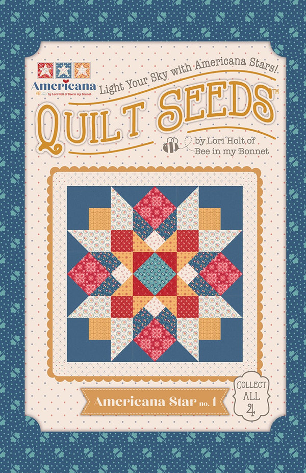 RB Lori Holt Quilt Seeds-Americana Stars No 1