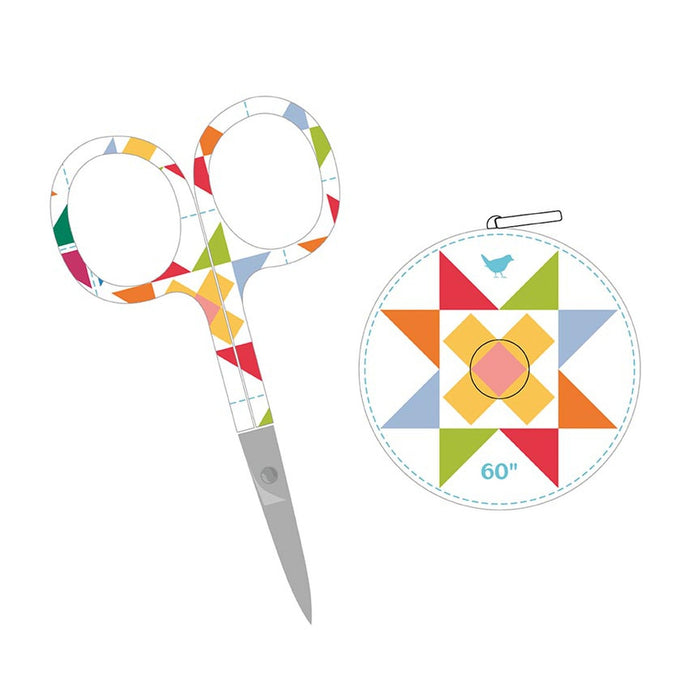 Scissor and Tape Measure Duo Patchwork