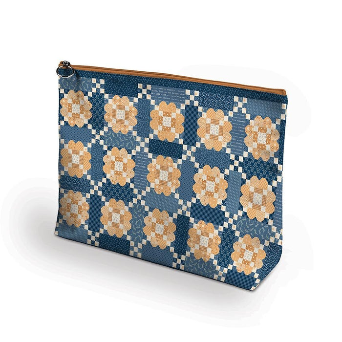 RB Lori Holt Denim & Daisy Vinyl Project Bag