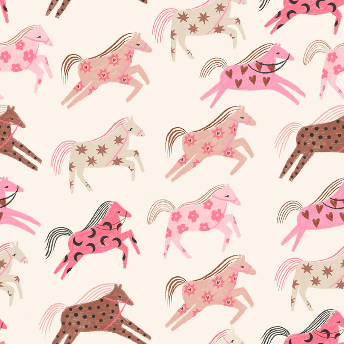 Wild Ain't For Tamin' Cream - Pink Pony Club by Dear Stella