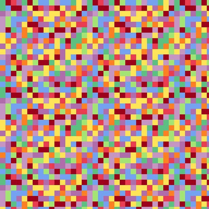 Pixel Camo Multi Cotton 44"/45" Fabric Per Yard