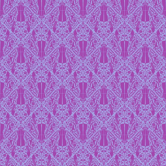 Orchid You Got The Notion Cotton 44"/45" Fabric Per Yard