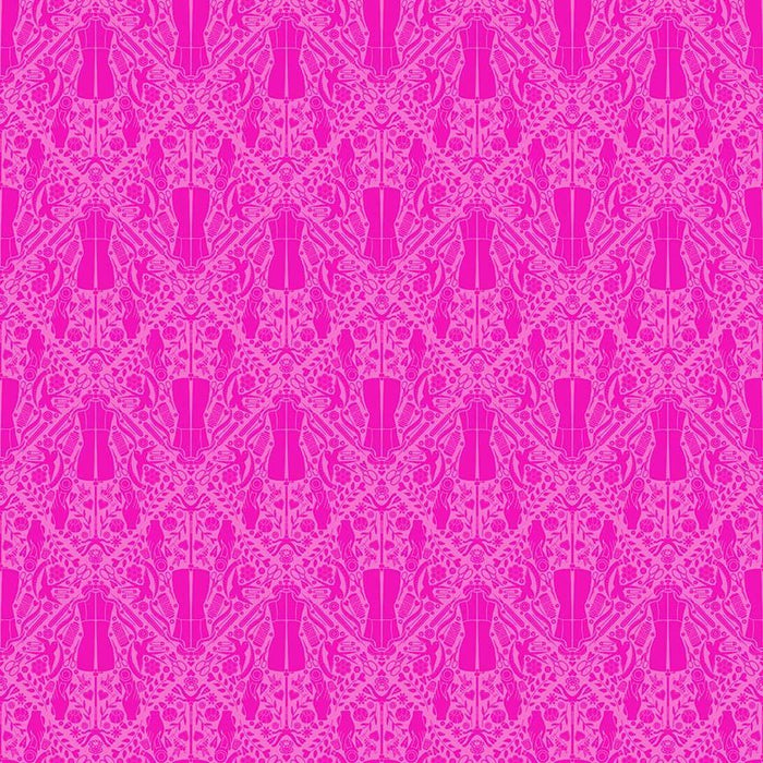 Peony You Got The Notion Cotton 44"/45" Fabric Per Yard