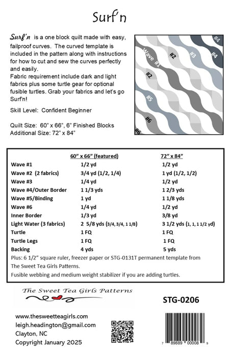 Surf'n Quilt Pattern
