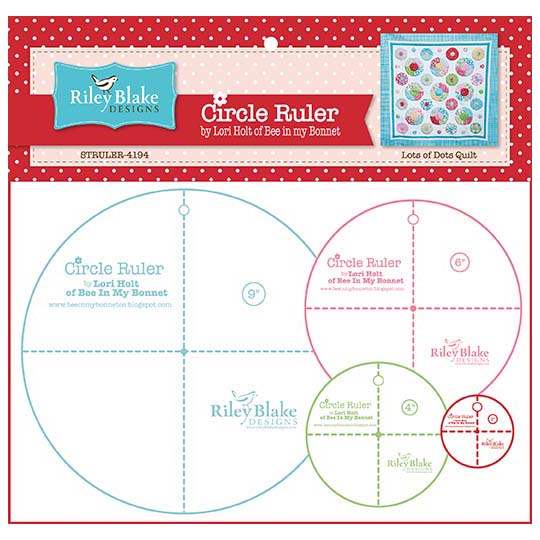 RB Lori Holt Circle Ruler Set 2", 4", 6", 9"