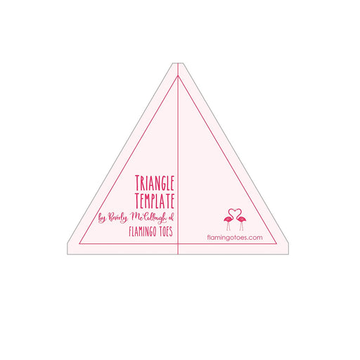 Triangle and Half Hexie Template by Beverly McCullough