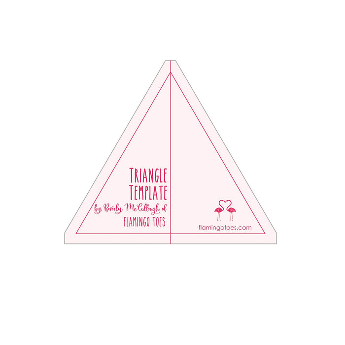 Triangle and Half Hexie Template by Beverly McCullough