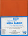 byAnnie Pumpkin Mesh Fabric 18inx54in