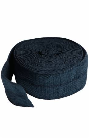 ByAnnie Fold-over Elastic 3/4in x 2yd Navy