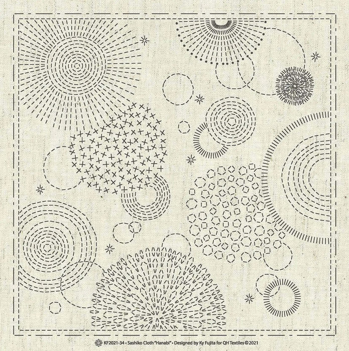 Sashiko Cloth Hanabi