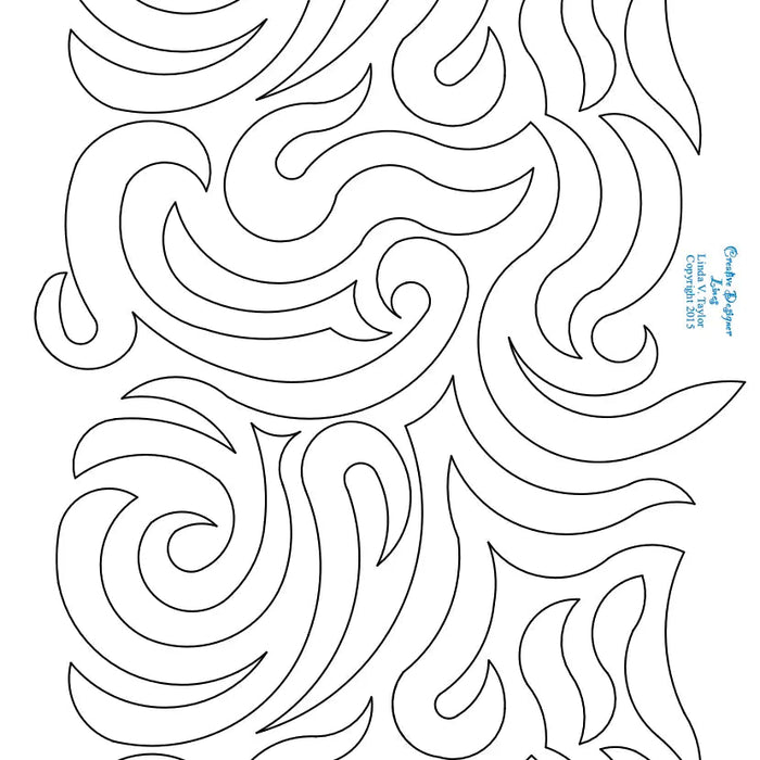 240 Curl And Wave Pantograph by Linda V. Taylor