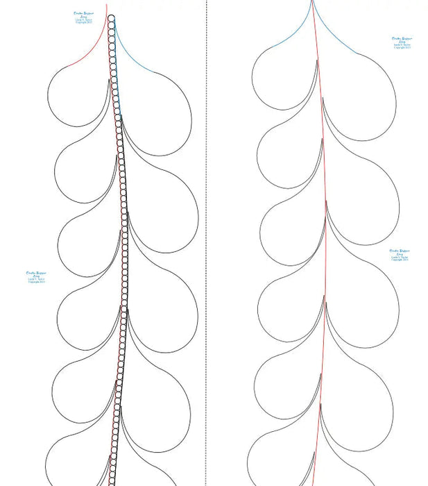 273 Border Base Pantograph by Linda V. Taylor