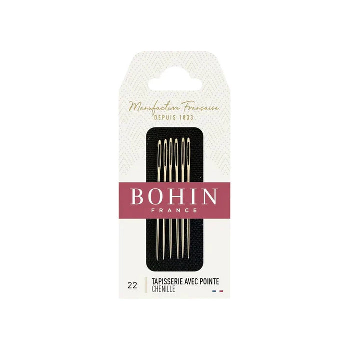 Bohin Chenille Embroidery Quilting Needle Size 22