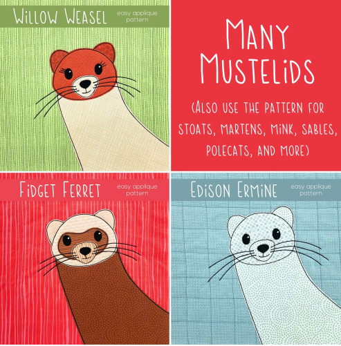 Mustelids Downloadable Pattern