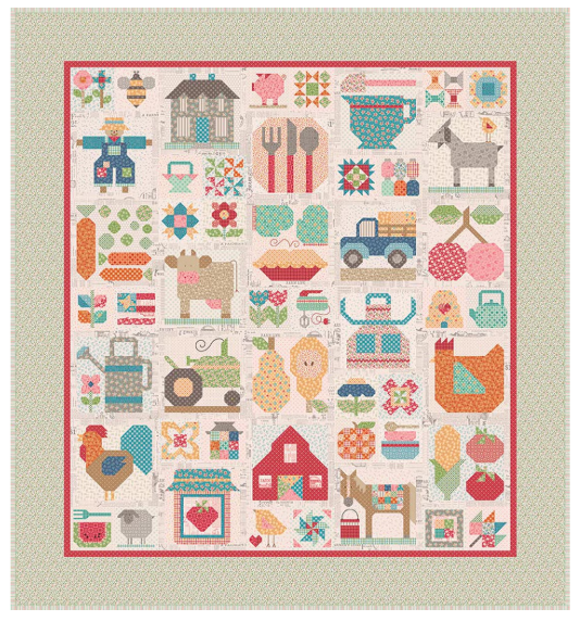 RB The Farmer's Daughter Farm Fresh Sew Along Quilt Kit