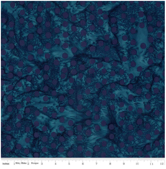 RB Batiks Neon Pop Midnight 108" Wide Back