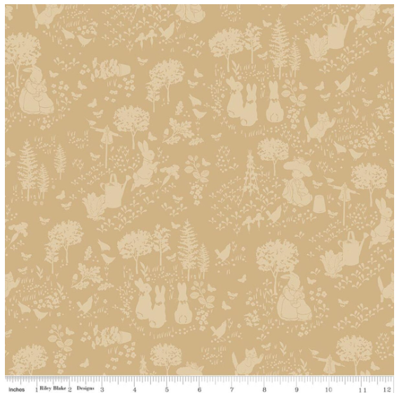 RB Peter Rabbit™ and Benjamin Bunny™ Tonal Garden Tan