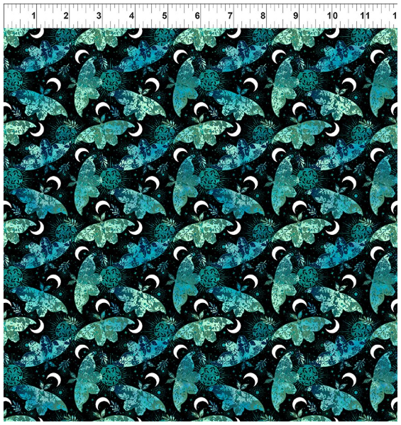 ITB La Luna Moths & Moons Teal
