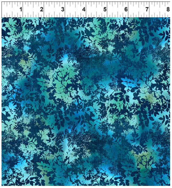 ITB La Luna Leaves Teal