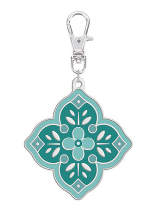 RB Lori Holt Medallion Enamel Happy Charm