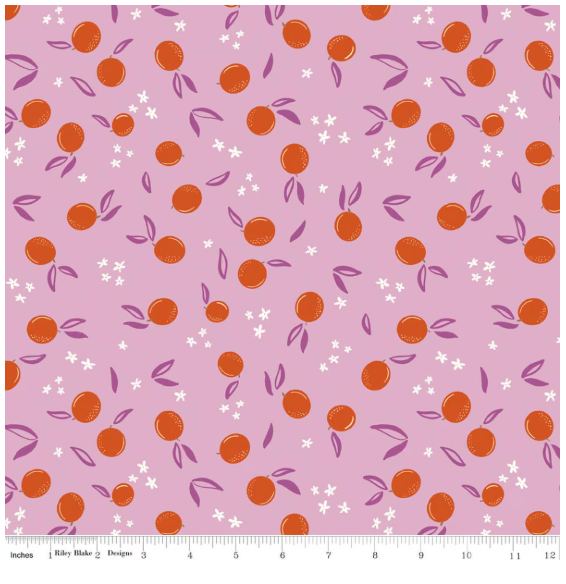 RB Homage Oranges Lavender C17223-LAVENDER
