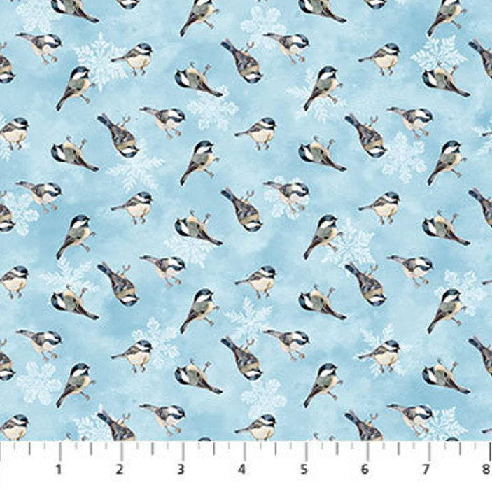NC Woodland Woolies Chickadees Blue