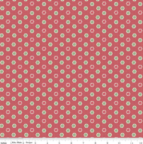 RB Riley Red Snowflake Home Town Holiday-Lori Holt*******