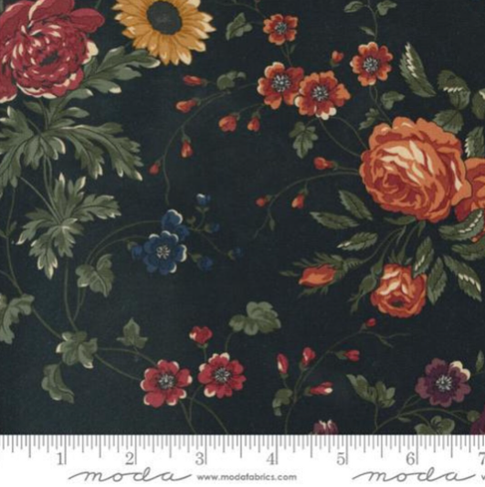 MO Black Floral-Kansas Troubles Quilters