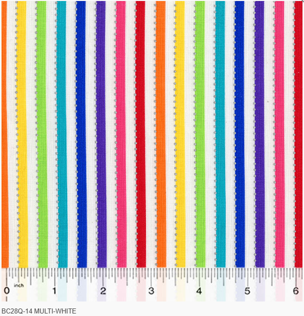AN Rainbow Stripes BeColourful