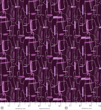 RJR Brushstrokes - Deep Magenta