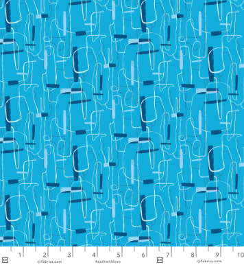 RJR Brushstrokes - Cerulean Blue