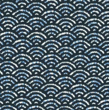RK Navy Waves Shibori Blues Sevenberry