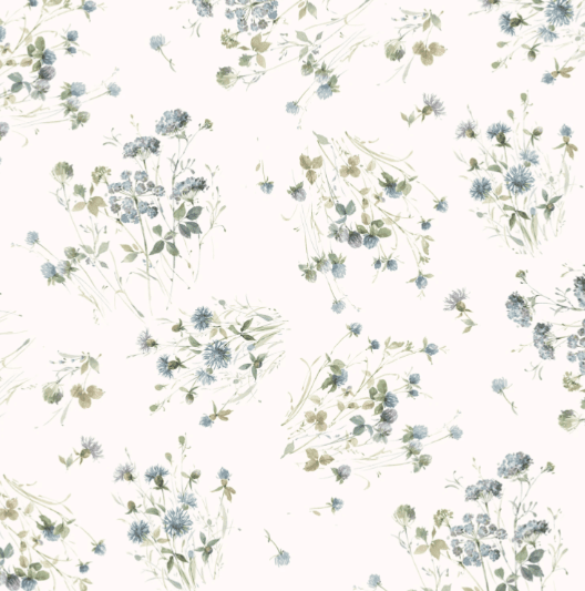 WL Ivory Large Floral Au Naturel