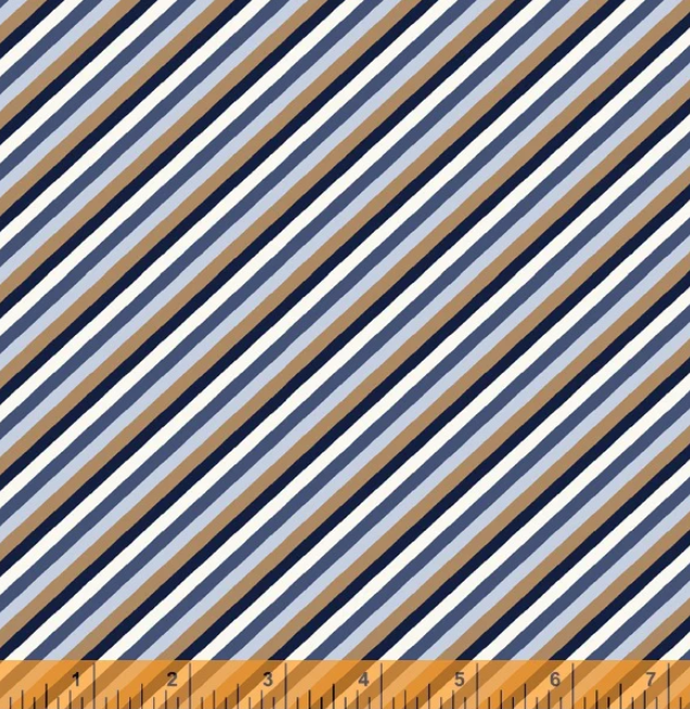 WD Navy Bias Stripes 52629-2 Discover