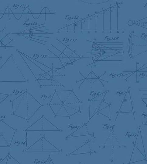 AN Color Theory Geometry Blue A-9152-B
