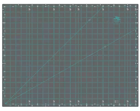 Creative Grids Self-Healing Double Sided Rotary Cutting Mat 18in x 24in