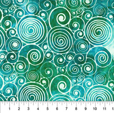 NC Swirls Turquoise - Abstraction