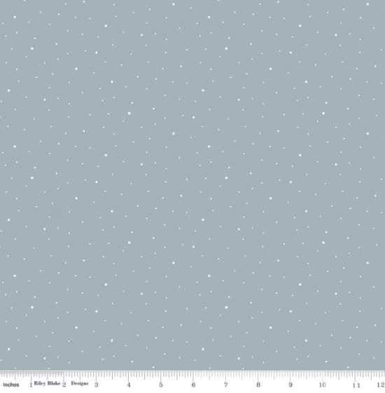 RB Flannel Dapple Dot Silver