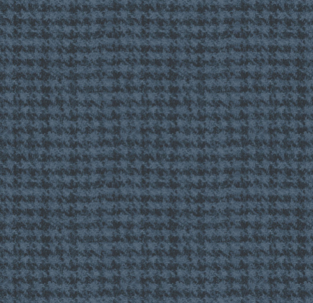 MY Woolies Flannel Houndstooth Dk. Blue F18503 N
