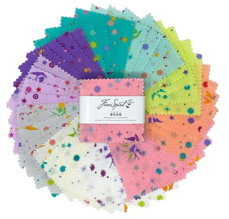 FS Tula Pink Fairy Dust Mini Charm Pack 2.5"