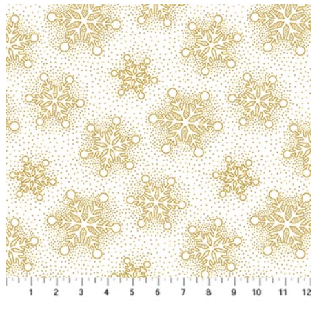 NC Snowflakes White  O' Christmas Tree Shimmer 28963M-10