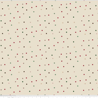 RB Dots Linen Christmas Time